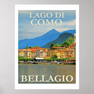 Lago di Como, Bellagio, Italy Poster