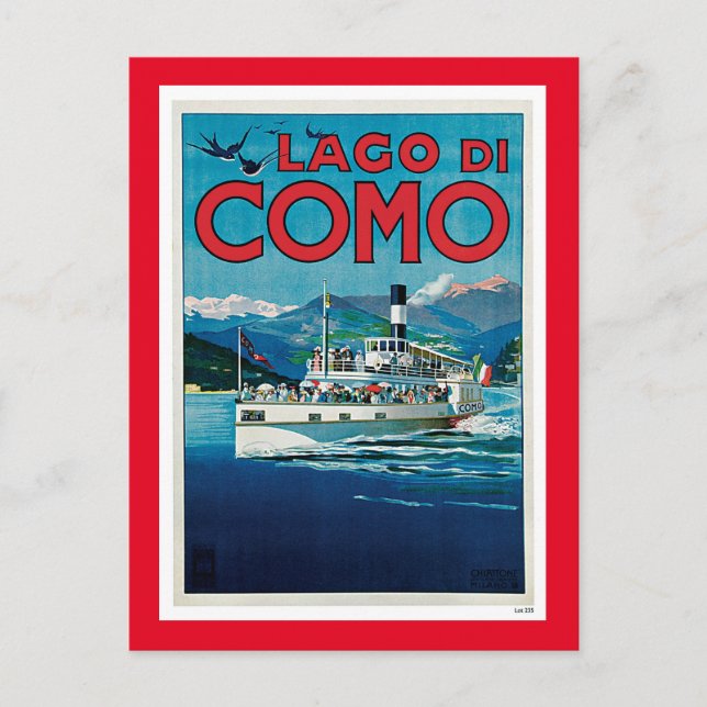 Lago di Como Postcard (Front)