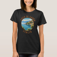 Lago di Garda Italia Retro Distressed Circle