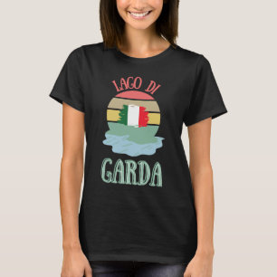 Lago di Garda Lake Retro Italy Travel Men Women K T-Shirt