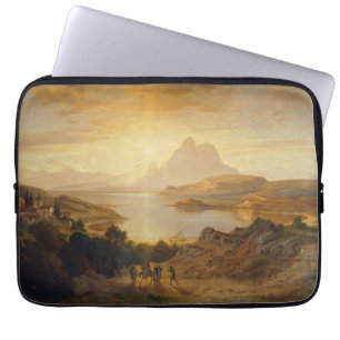 Lago di Lugano – Albert Zimmermann Laptop Sleeve