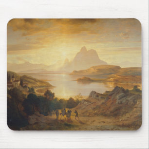 Lago di Lugano – Albert Zimmermann Mouse Mat