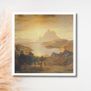 Lago di Lugano – Albert Zimmermann Napkin
