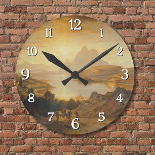 Lago di Lugano – Albert Zimmermann Round Clock