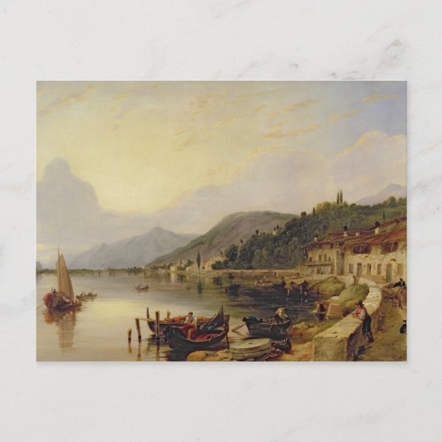 Lago d'Iseo, Italy Postcard (Front)