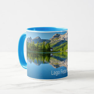 Lago Federa, mountain lake, Mug