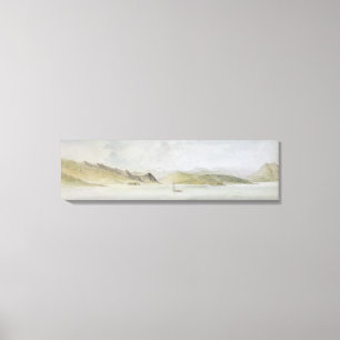 Lago Maggiore (w/c, pen, ink and graphite on paper Canvas Print