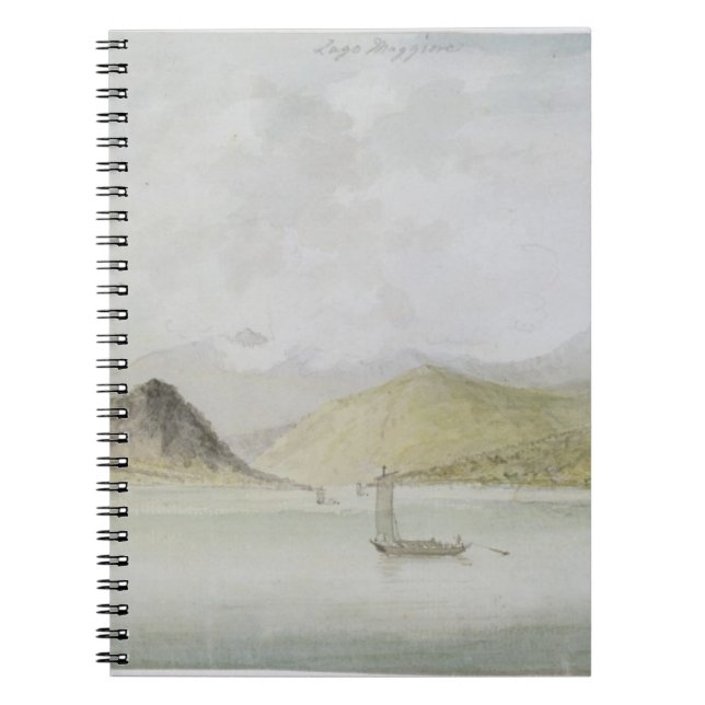 Lago Maggiore (w/c, pen, ink and graphite on paper Notebook (Front)