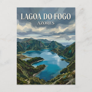 Lagoa do Fogo Ribeira Grande Portugal Postcard