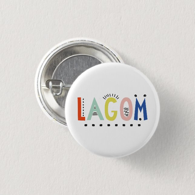 Lagom Colors Button (Front & Back)