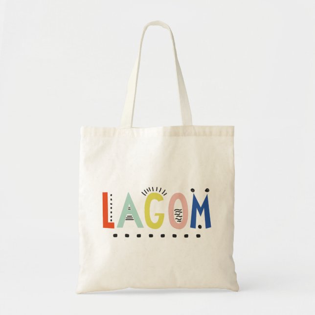 Lagom Colours Tote Bag (Front)