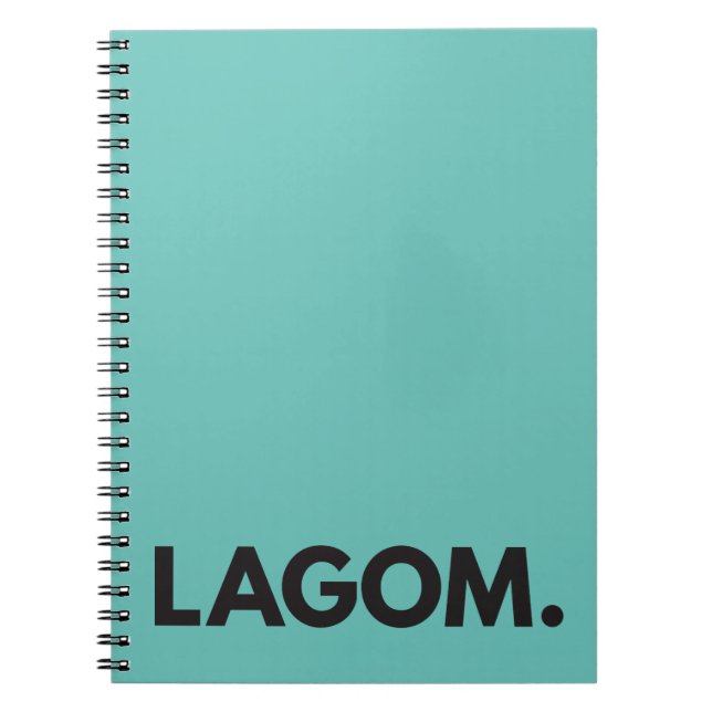 LAGOM. Notebook (Front)