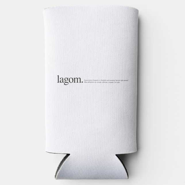 Lagom Wiki Can Cooler (Front)