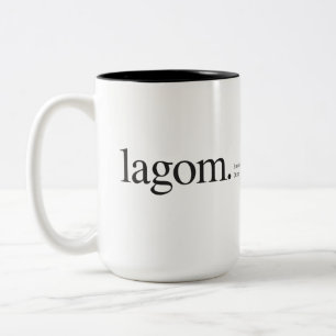Lagom Wiki Two-Tone Coffee Mug