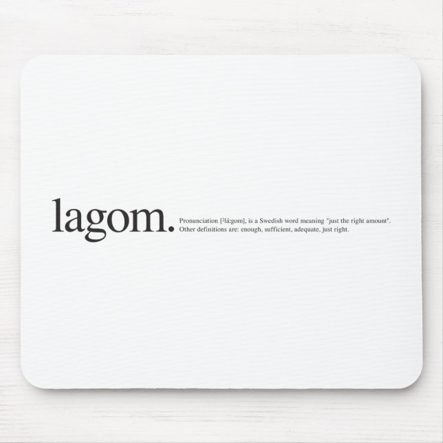 LagomWiki Mouse Mat (Front)