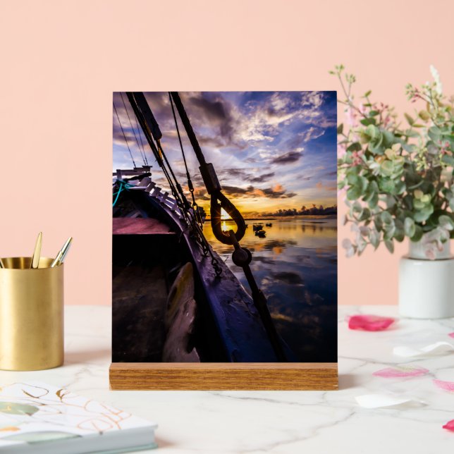 Lagoon at Dawn, at Acrylic Sign (Wedding)