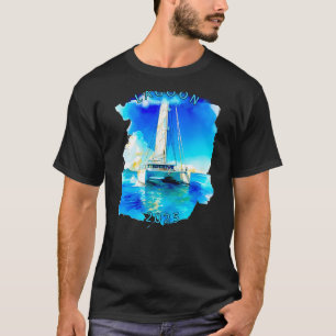Lagoon Cats 2025  Print On Back T-Shirt