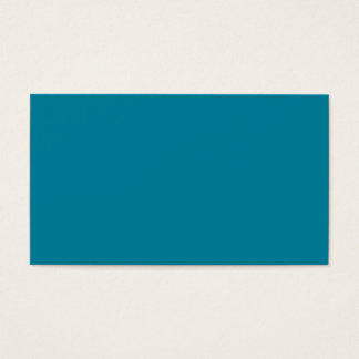 Lagoon Deep Teal Blue Solid Trend Color Background Business Card Lagoon Deep Teal Blue Solid Trend Color Background Business Card