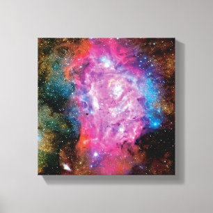 Lagoon Emission Nebula Interstellar Cloud Photo Canvas Print