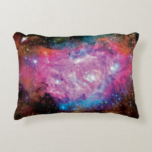 Lagoon Emission Nebula Interstellar Cloud Photo Decorative Cushion