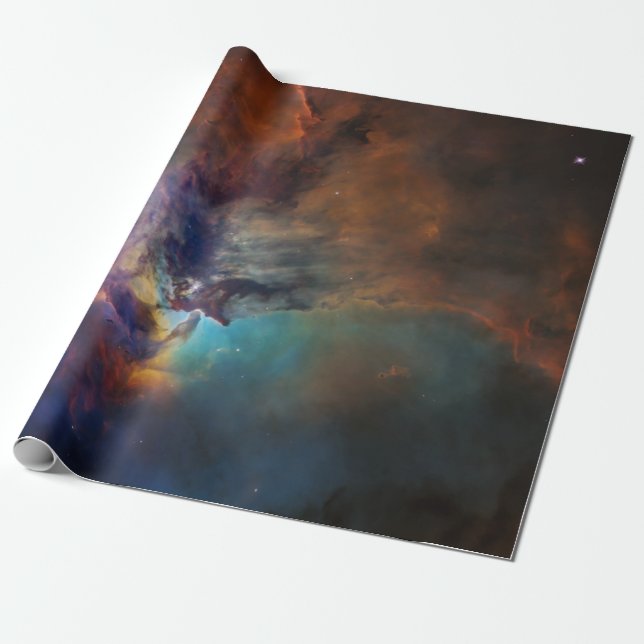 Lagoon Nebula (Astronomy Space Image) (Universe) Wrapping Paper (Unrolled)