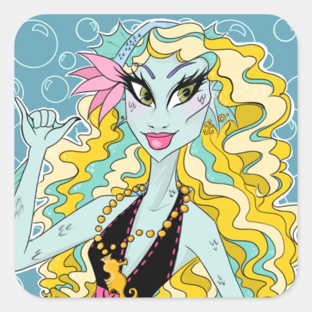 Lagoona Blue Monster High Stickers (Front)