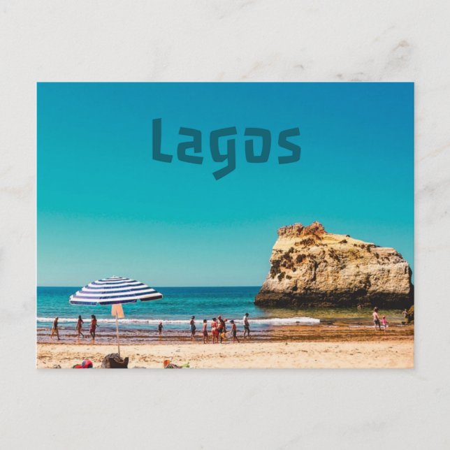 Lagos Beach Postcard (Front)