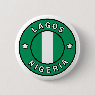 Lagos Nigeria 6 Cm Round Badge
