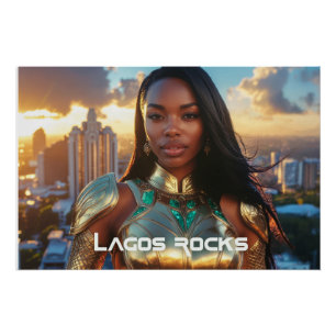 LAGOS - NIGERIA - AFRICA POSTER