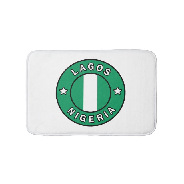 Lagos Nigeria Bath Mat (Front)
