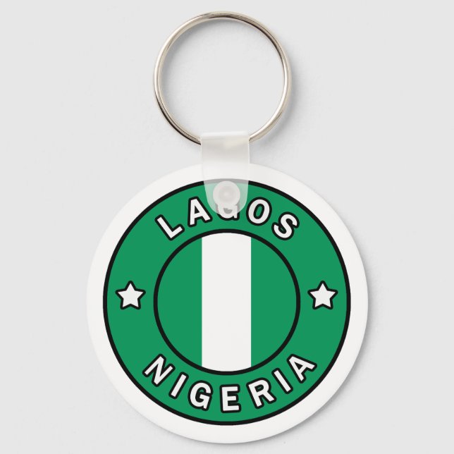 Lagos Nigeria Key Ring (Front)