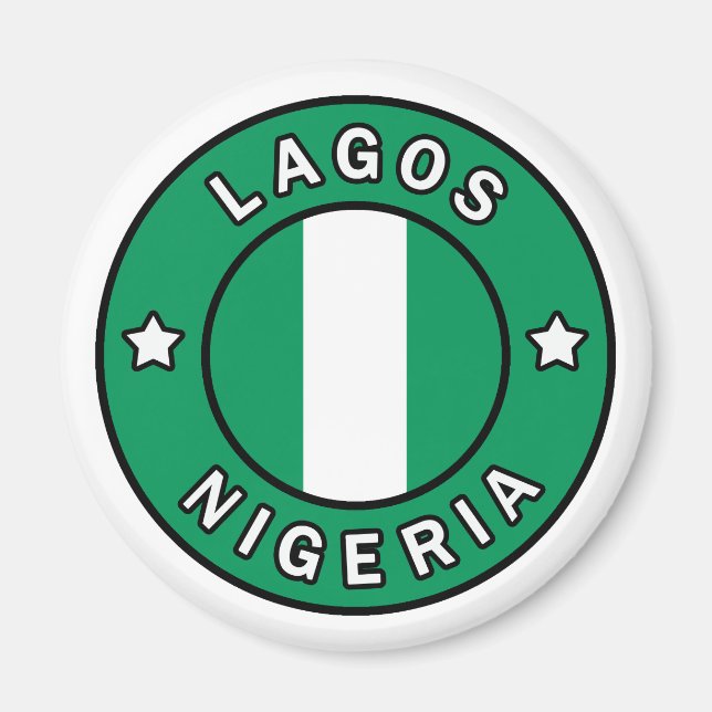 Lagos Nigeria Magnet (Front)