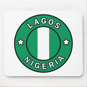 Lagos Nigeria Mouse Mat