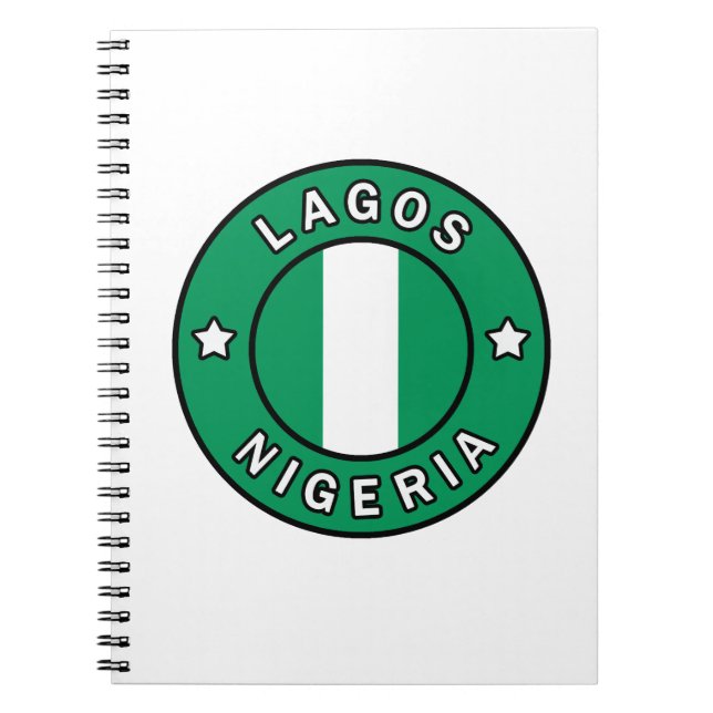 Lagos Nigeria Notebook (Front)