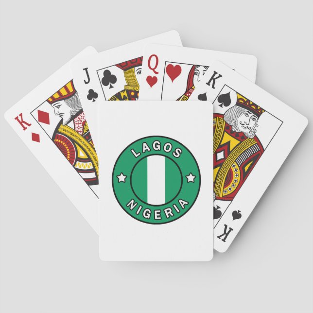 Lagos Nigeria Playing Cards (Back)