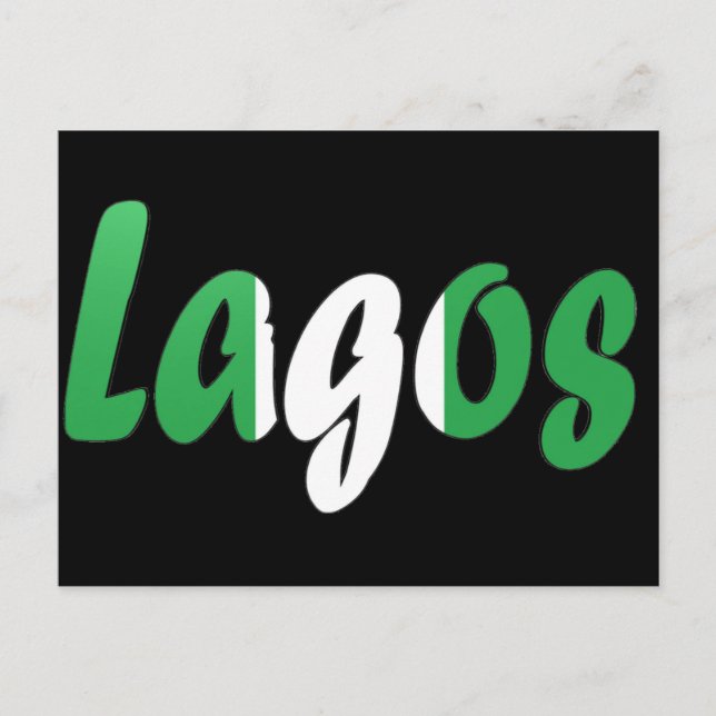 Lagos, Nigeria Postcard (Front)