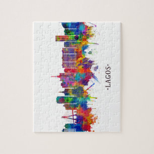Lagos Nigeria Skyline Jigsaw Puzzle