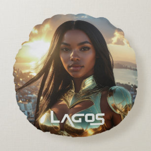 LAGOS - NIGERIA - SUPERHERO ROUND CUSHION