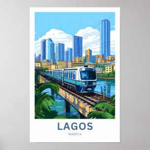 Lagos Nigeria Travel Print