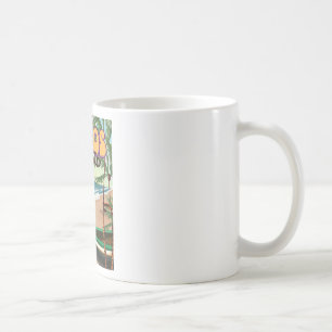 Lagos, Nigeria vintage travel poster Coffee Mug