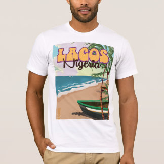 Lagos, Nigeria vintage travel poster T-Shirt