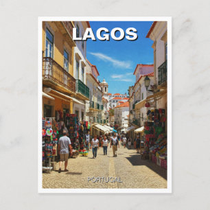 Lagos Portugal Travel Postcard