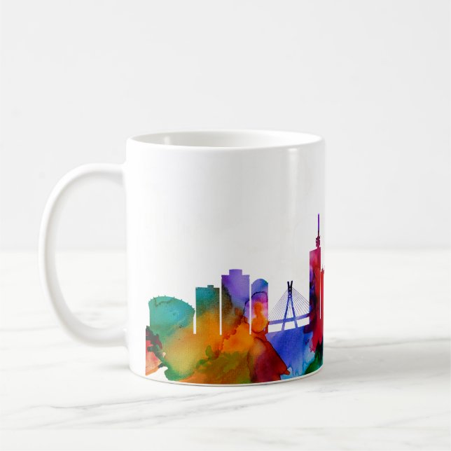 Lagos Skyline Coffee Mug (Left)