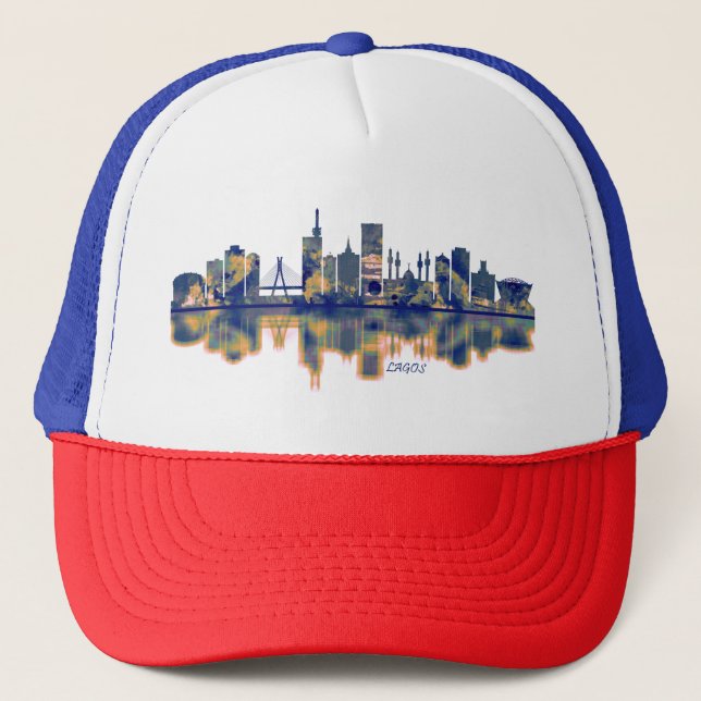 Lagos Skyline Trucker Hat (Front)