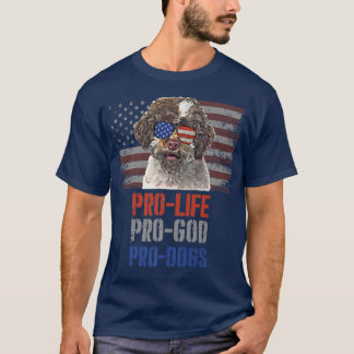 Lagotti Romagnoli Pro Life Pro God Pro Dogs Premiu T-Shirt