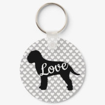 Lagotto Love Back & White With Hearts