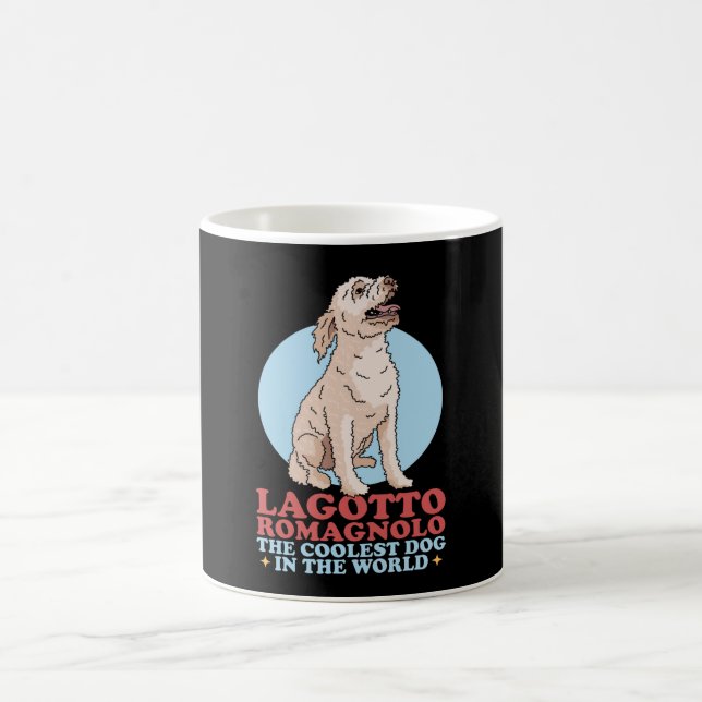 Lagotto Romagnolo Coolest Dog | Owner Lagotto Coffee Mug (Center)