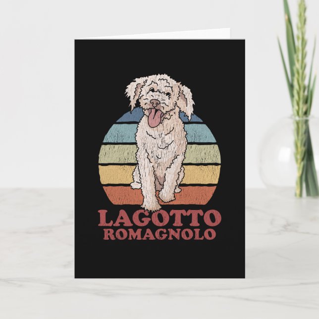 Lagotto Romagnolo | Dog Owner Lagotto Romagnolos Card (Front)