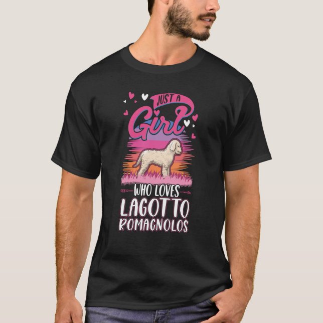 Lagotto Romagnolo Girl Water Dog Lagotto T-Shirt (Front)