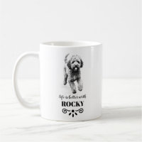 Lagotto Romagnolo Life is better Custom Dog Name